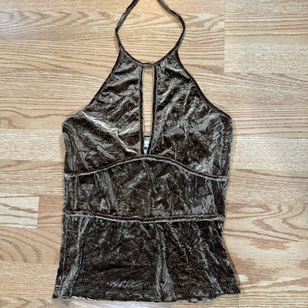 Chic Velvet Halter Dress